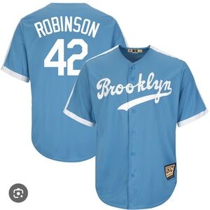 Majestic Jackie Robinson Brooklyn Dodgers jersey